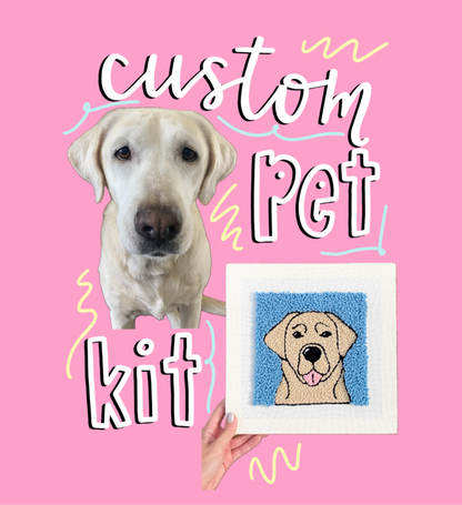 Custom Pet Punch Needle Kits